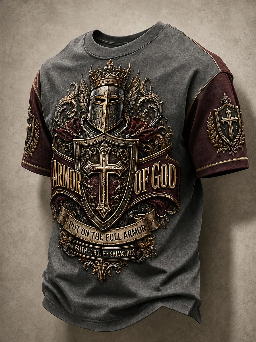 Armor Of God T-Shirt Put On The Full Armor Faith Truth Salvation Shirt Christian Gift For Dad - Kdjoy Armor Of God T-Shirt Put On The Full Armor Faith Truth Salvation Shirt Christian Gift For Dad - Kdjoy