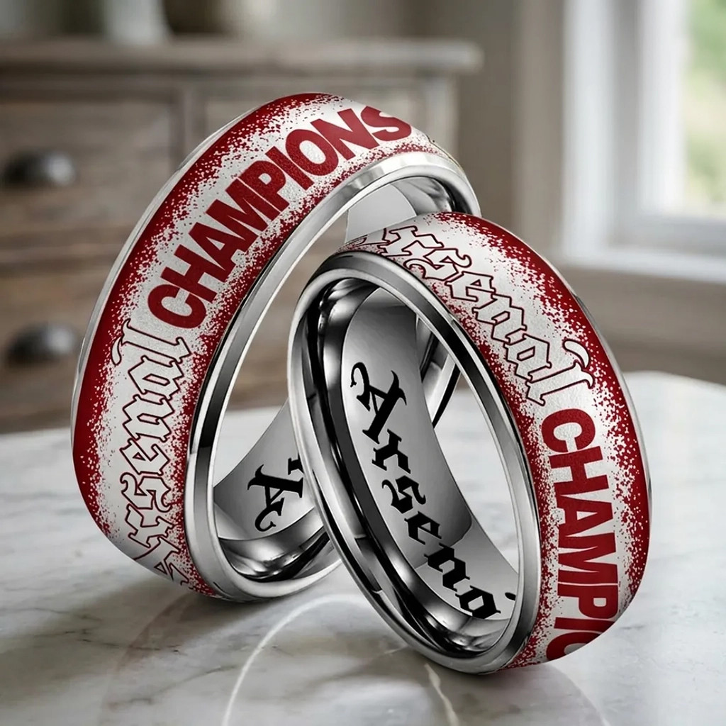 Arsenal FC Premier League Champions 2025 2026 Ring Arsenal Champions Gear Gift Idea For Fans - Kdjoy