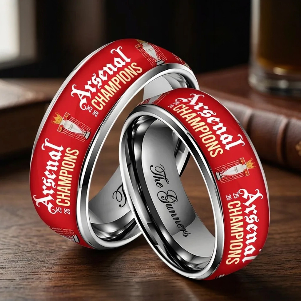 Arsenal FC Premier League Champions 2025 2026 Ring Arsenal Champions Merch Perfect Gift For Fan - Kdjoy