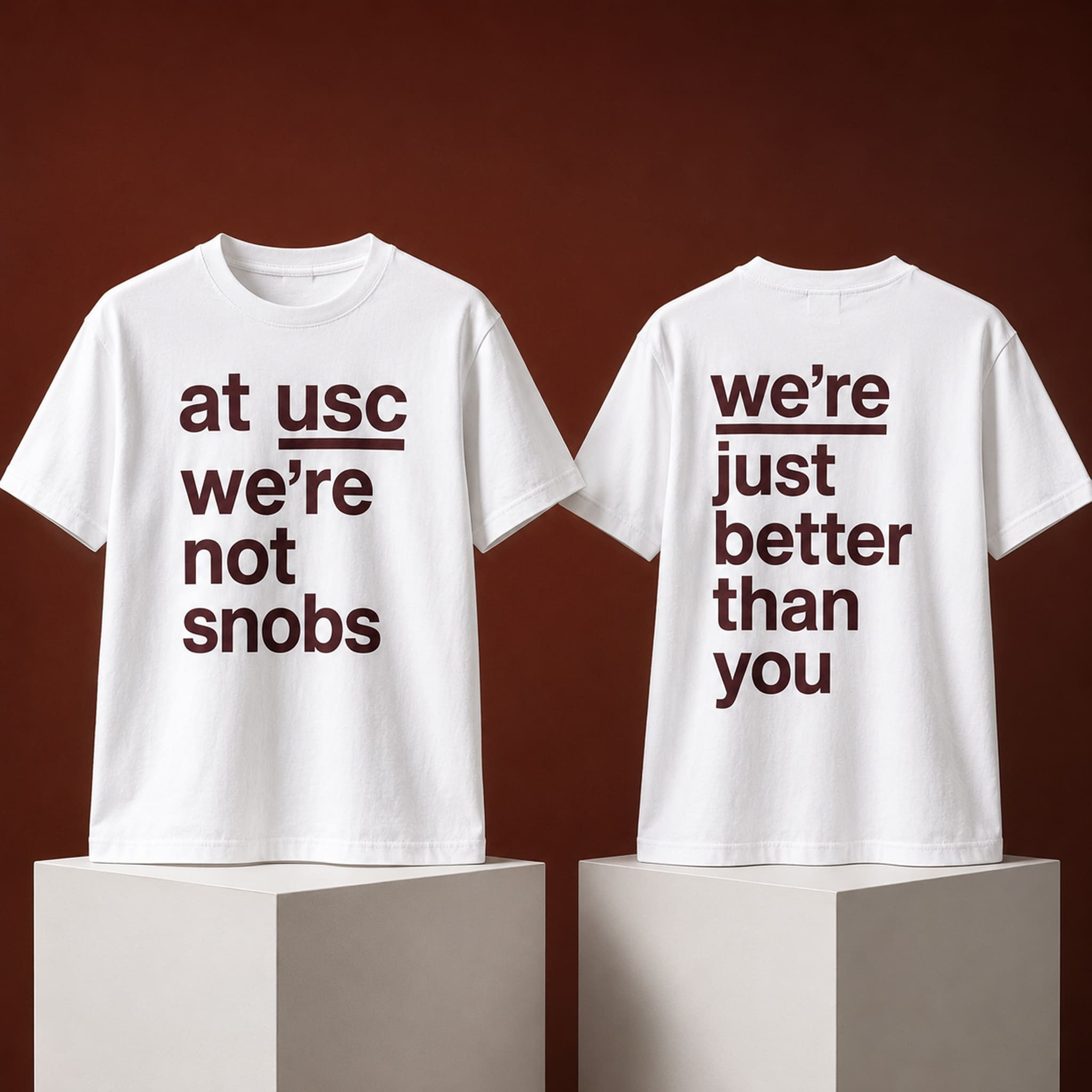 At USC We're Not Snobs We're Just Better Than You Shirt Gifts For Friends - Kdjoy