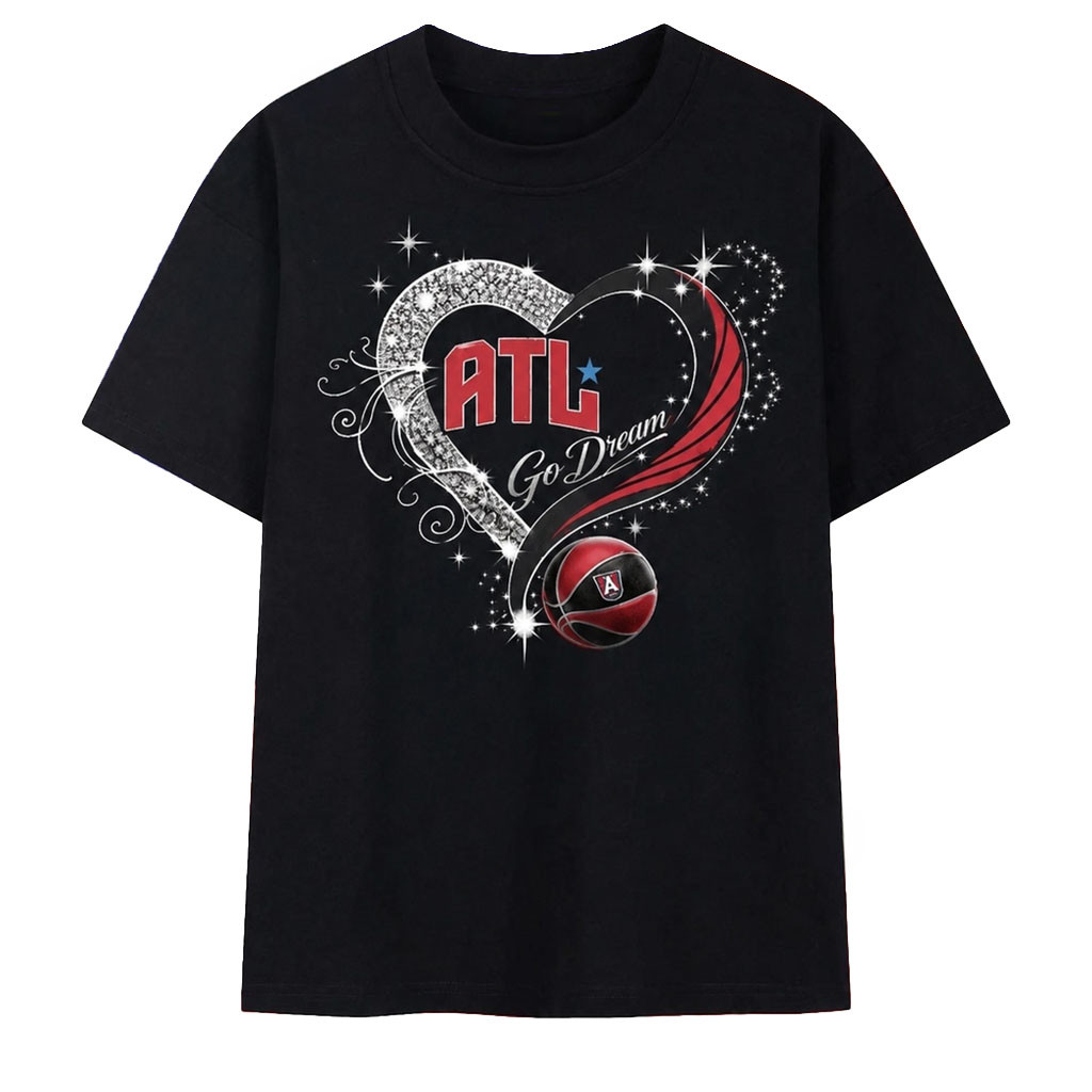 Atlanta Dream Go Dream Heart T-Shirt Atlanta Dream Merch Gift For Basketball Fans - Kdjoy Atlanta Dream Go Dream Heart T-Shirt Atlanta Dream Merch Gift For Basketball Fans - Kdjoy