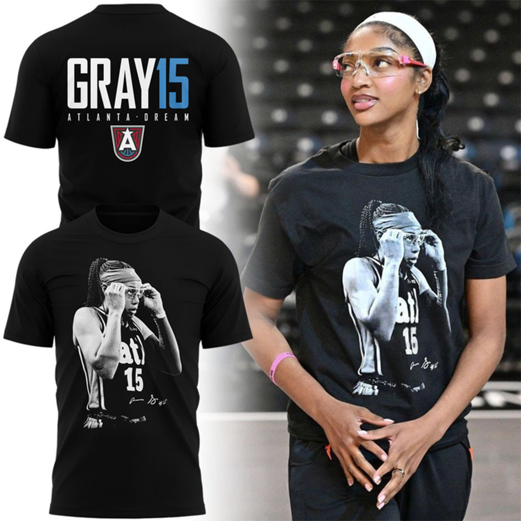 Atlanta Dream Merch X GRAY 15 Shirt WNBA Allisha Gray Graphic Shirt Dream Lovers Gifts - Kdjoy