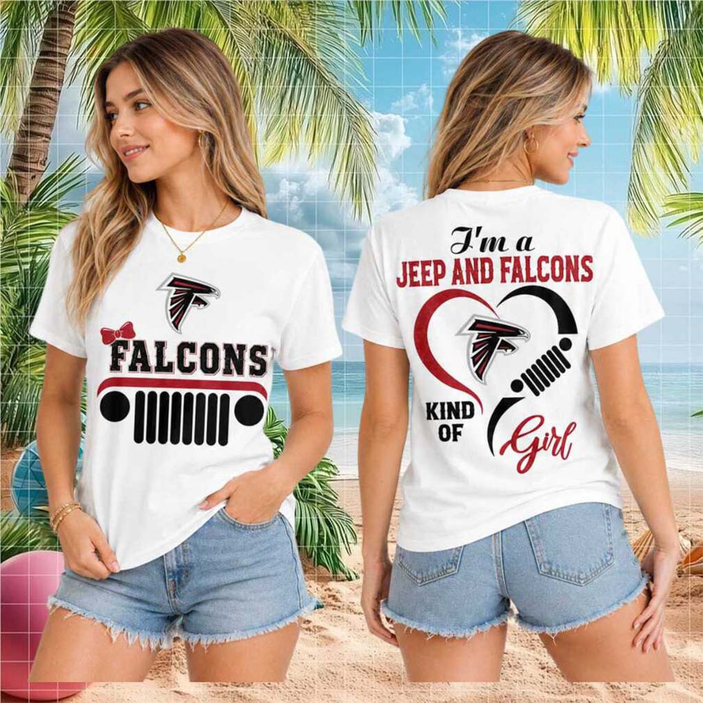Atlanta Falcons Jeep Kind Of Girl T-Shirt Atlanta Falcons Merch Game Day Gift For Football Fans - Kdjoy
