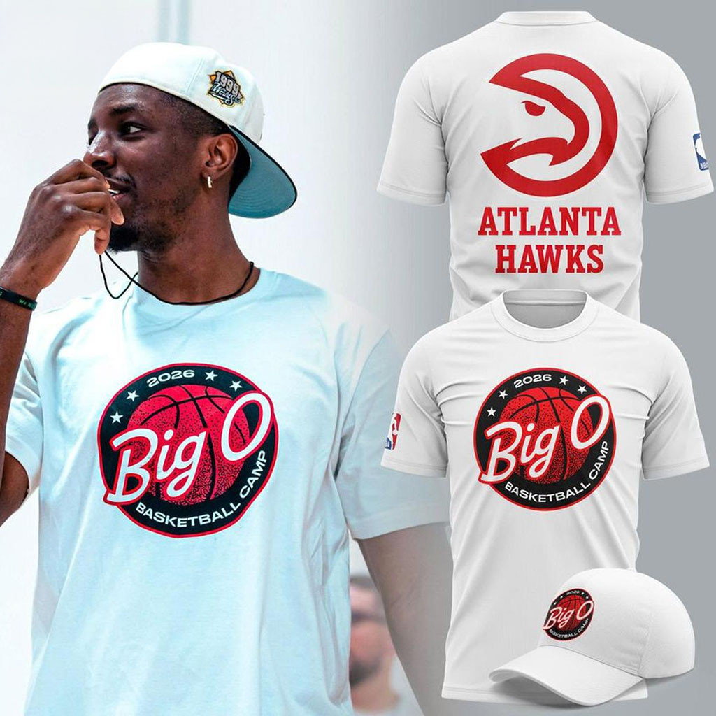 Atlanta Hawks Big O Basketball Camp 2026 T-Shirt Atlanta Hawks Merch Best Gift For Fans - Kdjoy
