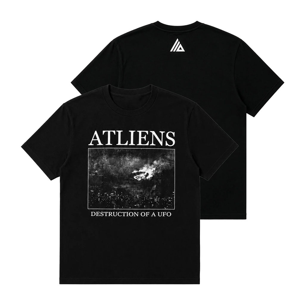 ATLiens Merch 2026 Destruction Of A UFO T-Shirt ATLiens Shirt Best Gift For EDM Fans - Kdjoy