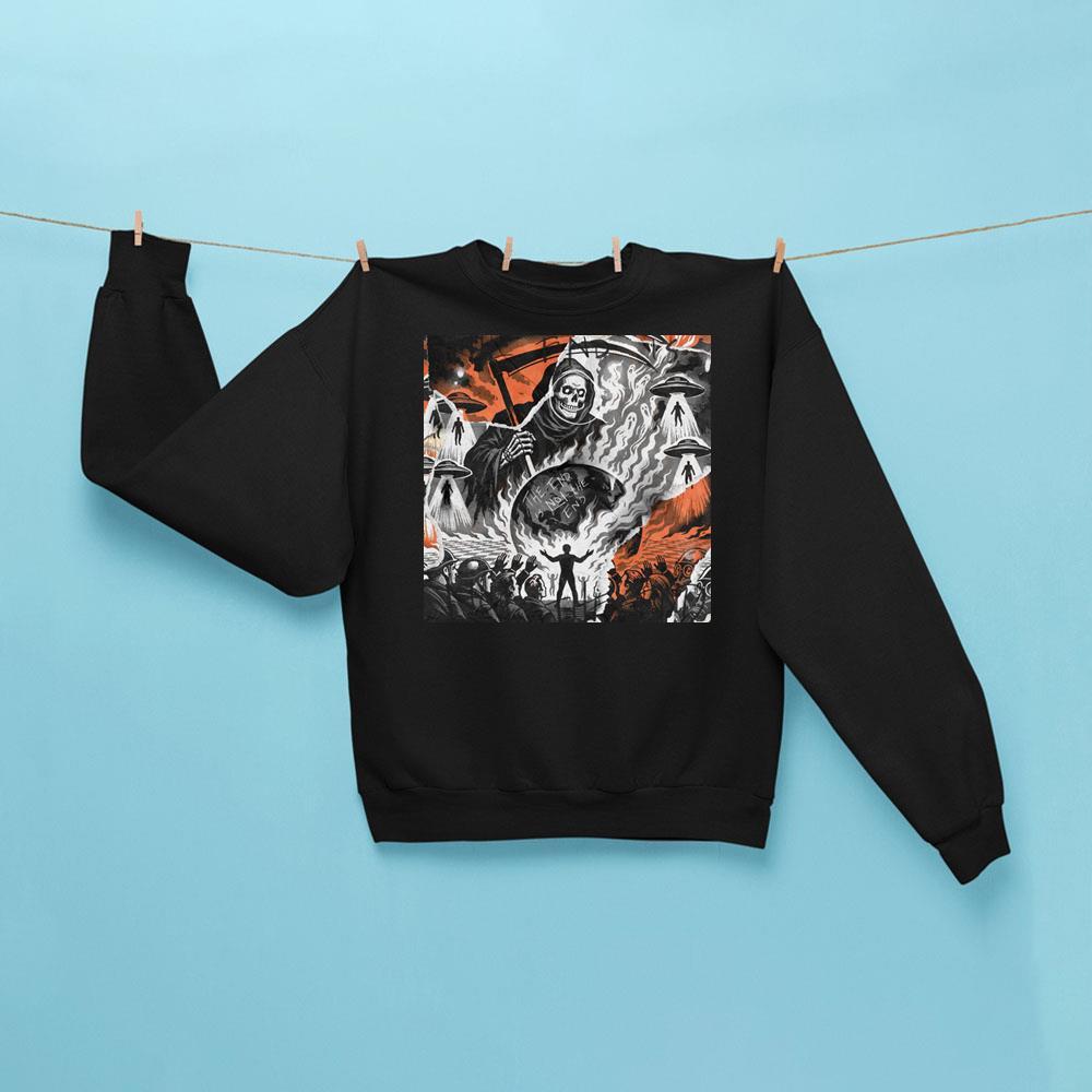 Atreyu The End Is Not The End Sweatshirt Black Atreyu Merch Birthday Gifts For Rock Lovers - Kdjoy