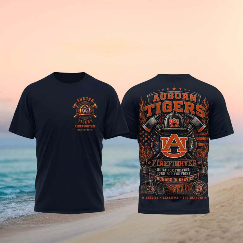 Auburn Tigers Firefighter Helmet Built For The Fire Shirt Auburn Tigers Merch Present For Dad Auburn Tigers Firefighter Helmet Built For The Fire Shirt Auburn Tigers Merch Present For Dad