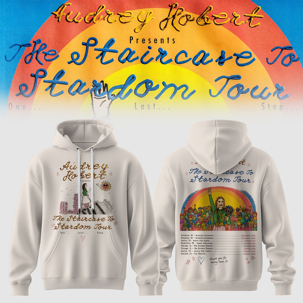 Audrey Hobert Merch The Staircase To Stardom Tour Hoodie Best Gifts For Music Lovers - Kdjoy