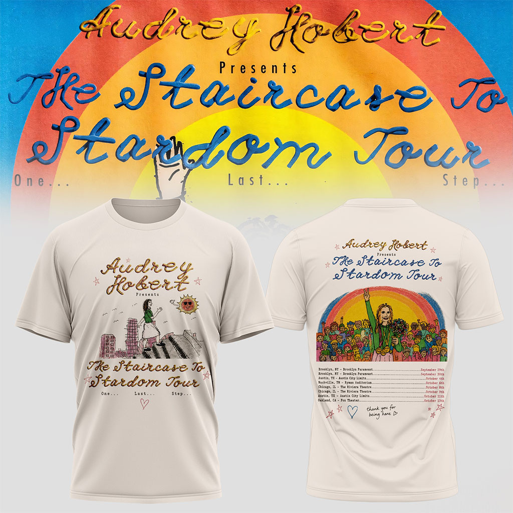 Audrey Hobert Merch The Staircase To Stardom Tour Shirt Birthday Gifts For Music Lovers - Kdjoy Audrey Hobert Merch The Staircase To Stardom Tour Shirt Birthday Gifts For Music Lovers - Kdjoy