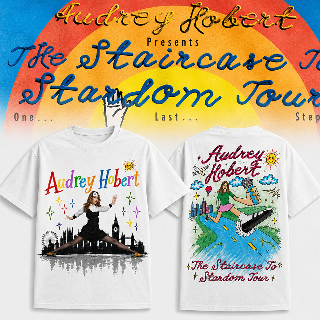 Audrey Hobert Merch The Staircase To Stardom Tour Shirt Gifts For Music Enthusiasts - Kdjoy