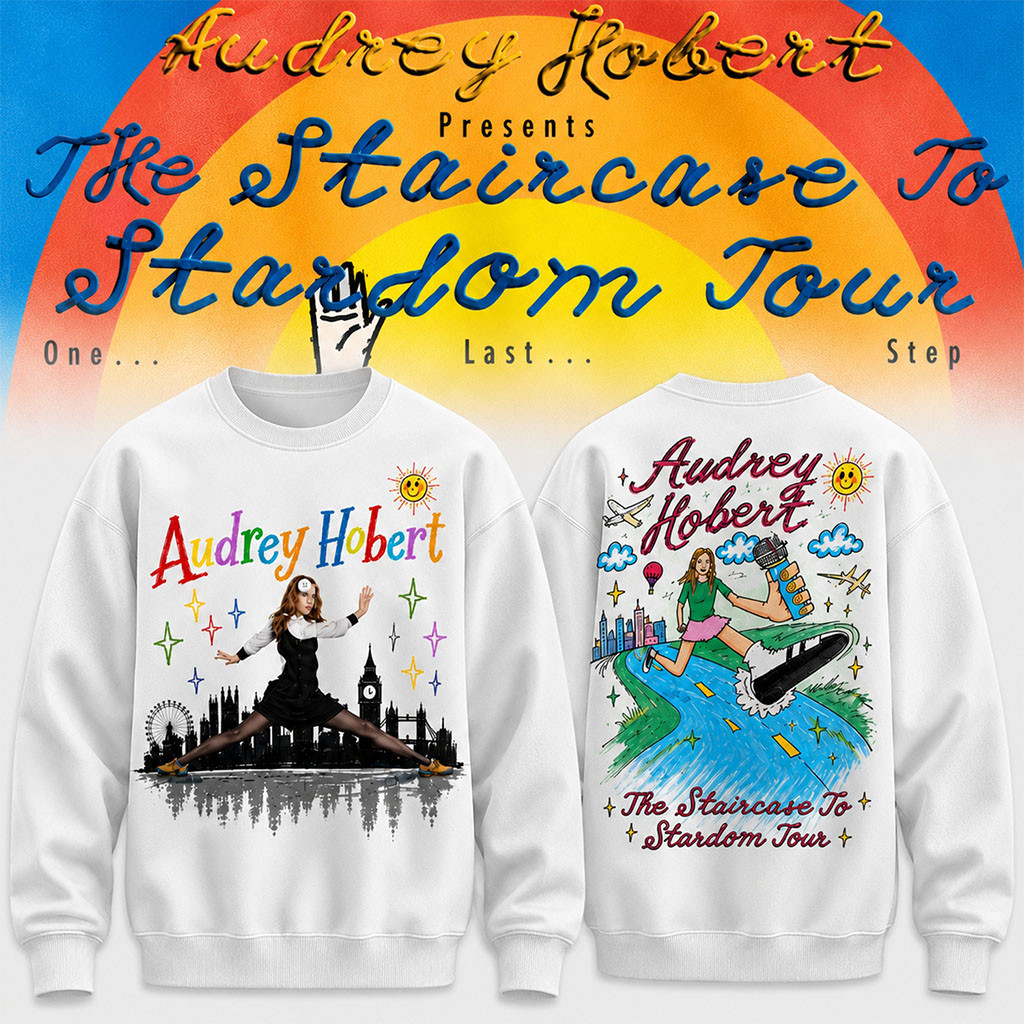 Audrey Hobert Merch The Staircase To Stardom Tour Sweatshirt Cool Gifts For Music Lovers - Kdjoy