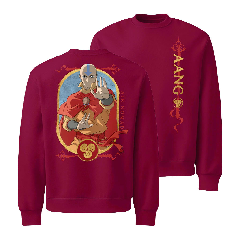 Avatar The Last Airbender Merch 2026 Aang Air Nomad Sweatshirt Gift Ideas For Brothers - Kdjoy Avatar The Last Airbender Merch 2026 Aang Air Nomad Sweatshirt Gift Ideas For Brothers - Kdjoy