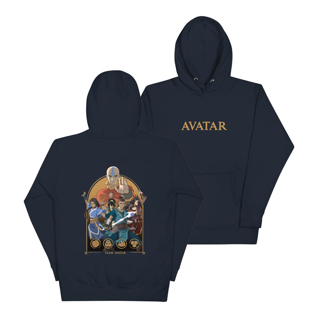 Avatar The Last Airbender Merch 2026 Aang Team Avatar Hoodie Best Gifts For Brothers - Kdjoy