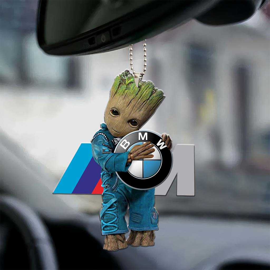 Baby Groot BMW Car Ornament Car Rearview Mirror Hanging Decor Gift For Brothers - Kdjoy Baby Groot BMW Car Ornament Car Rearview Mirror Hanging Decor Gift For Brothers - Kdjoy