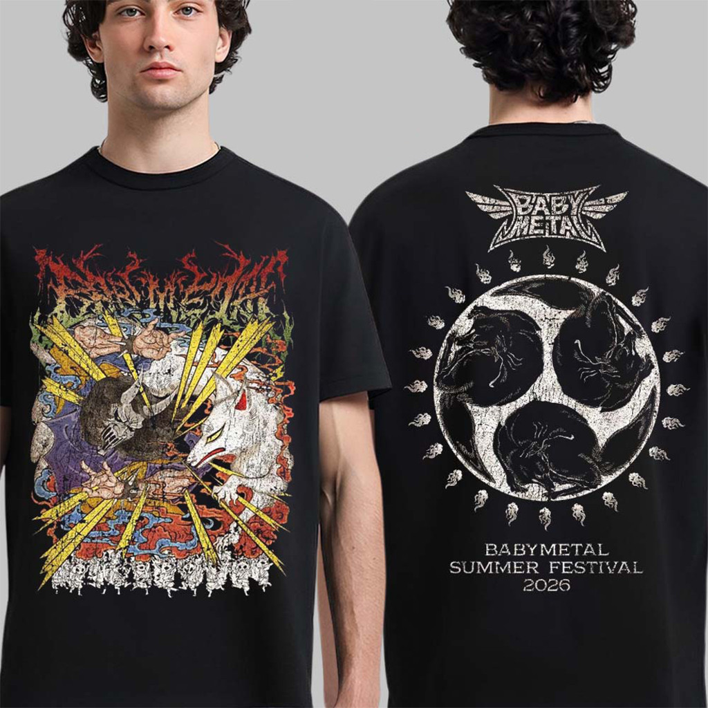Babymetal Luckyfes'26 Merch Quick-Dry T-Shirt Babymetal Merch Birthday Gifts For Him - Kdjoy