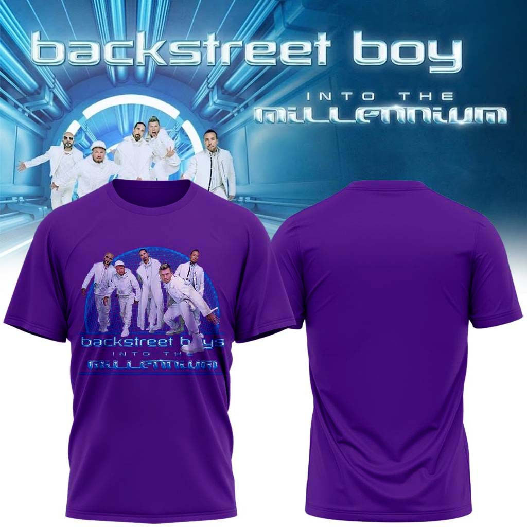 Backstreet Boys Merch 2026 Into The Millennium Signed T-Shirt Fan Apparel Birthday Gift For Him - Kdjoy