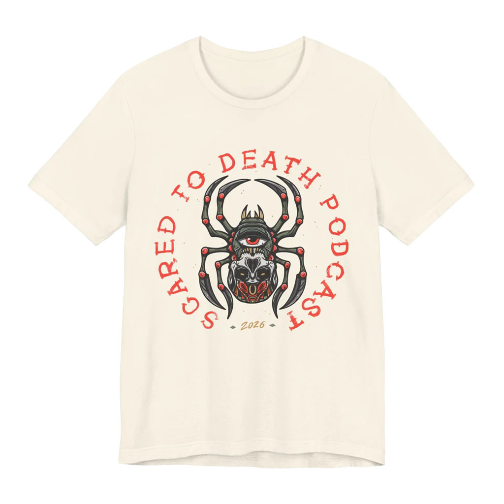 Bad Magic Productions Merch 2026 Scared to Death Podcast Spider T-Shirt Gift For Fans - Kdjoy