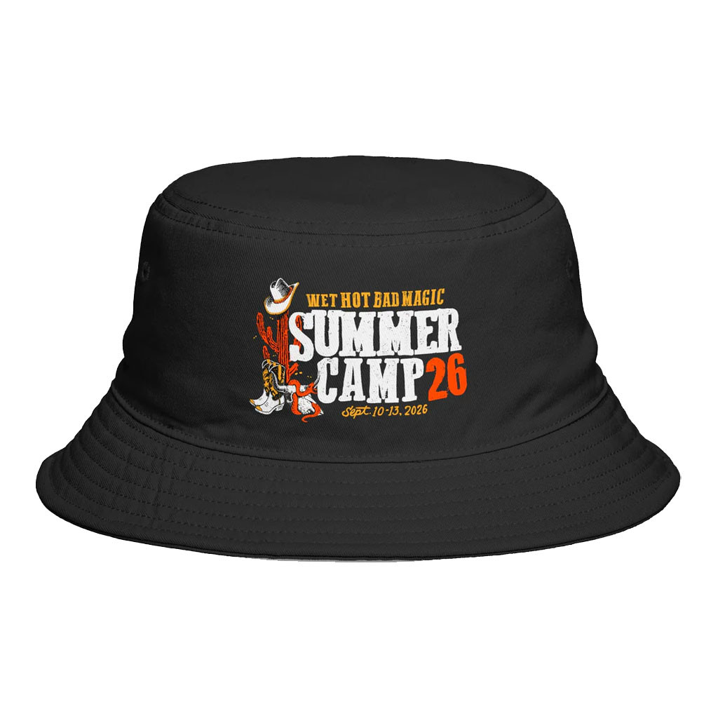 Bad Magic Productions Merch 2026 Wet Hot Bad Magic Summer Camp Bucket Hat Gift For Brothers - Kdjoy