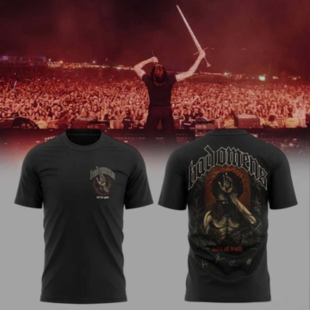 Bad Omens Just Pretend Graphic T-Shirt Heavy Metal Band Tee Black Bad Omens Merch Fan Gifts - Kdjoy