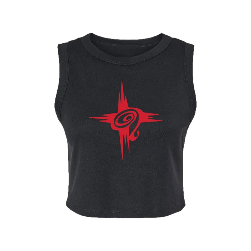 Bad Suns Merch 2026 Accelerator Black Crop Tank Top Present For Sisters - Kdjoy
