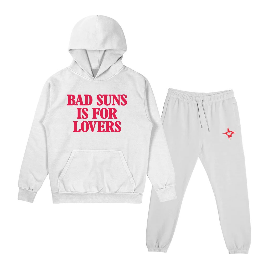 Bad Suns Merch 2026 Bad Suns Is For Lovers Hoodie Sweatpants Set Gift For Rock Fans - Kdjoy
