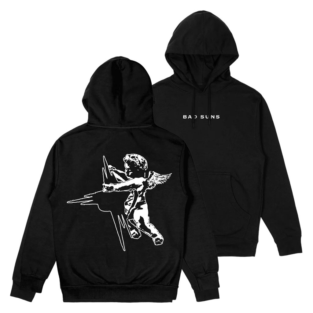 Bad Suns Merch 2026 Cherub Hoodie Black Bad Suns Hoodie Best Gift For Rock Band Fans - Kdjoy