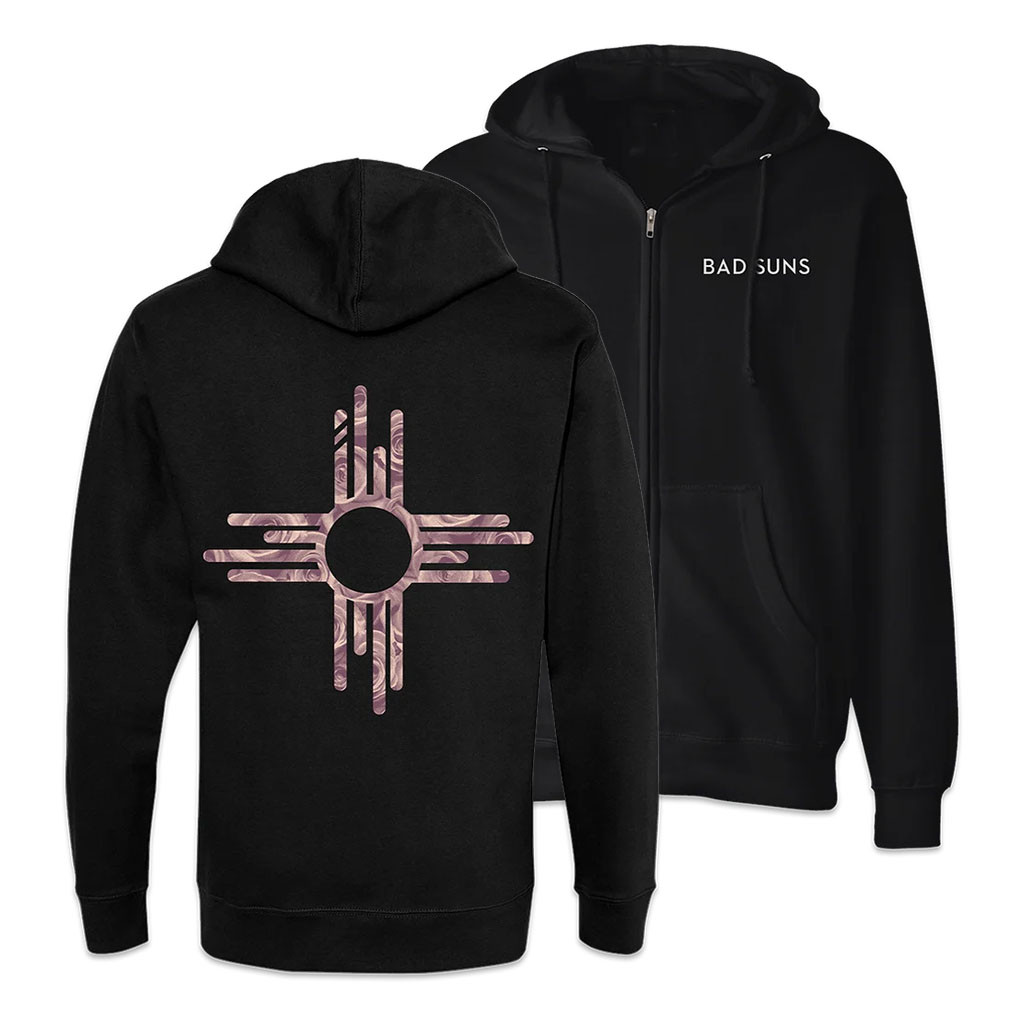 Bad Suns Merch 2026 L And P Logo Black Zip Hoodie Gifts For Rock Music Lovers - Kdjoy