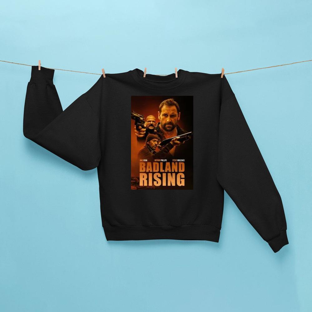 Badland Rising Movie Sweatshirt Black Badland Rising Merch Gifts For Brother - Kdjoy