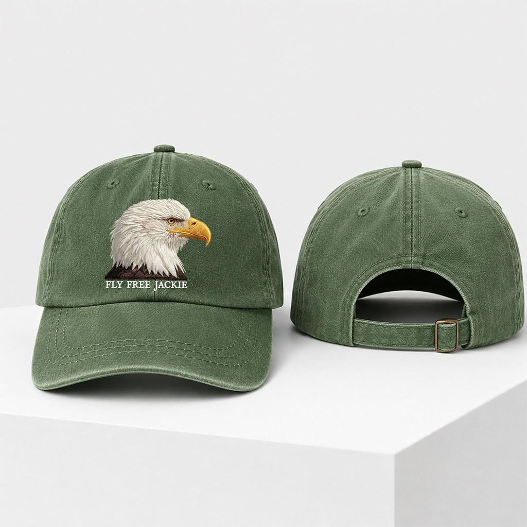 Bald Eagle Fly Free Jackie 2026 Hat RIP Jackie Hat Gifts For Fans - Kdjoy