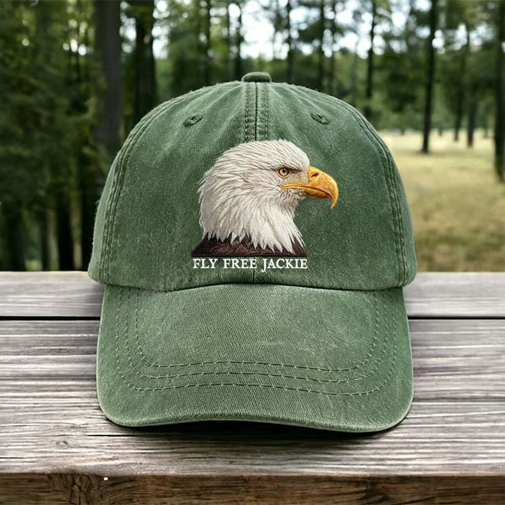 Bald Eagle Fly Free Jackie Hat Jackie Big Bear Merch Memorial Cap Gift For Eagle Lovers - Kdjoy