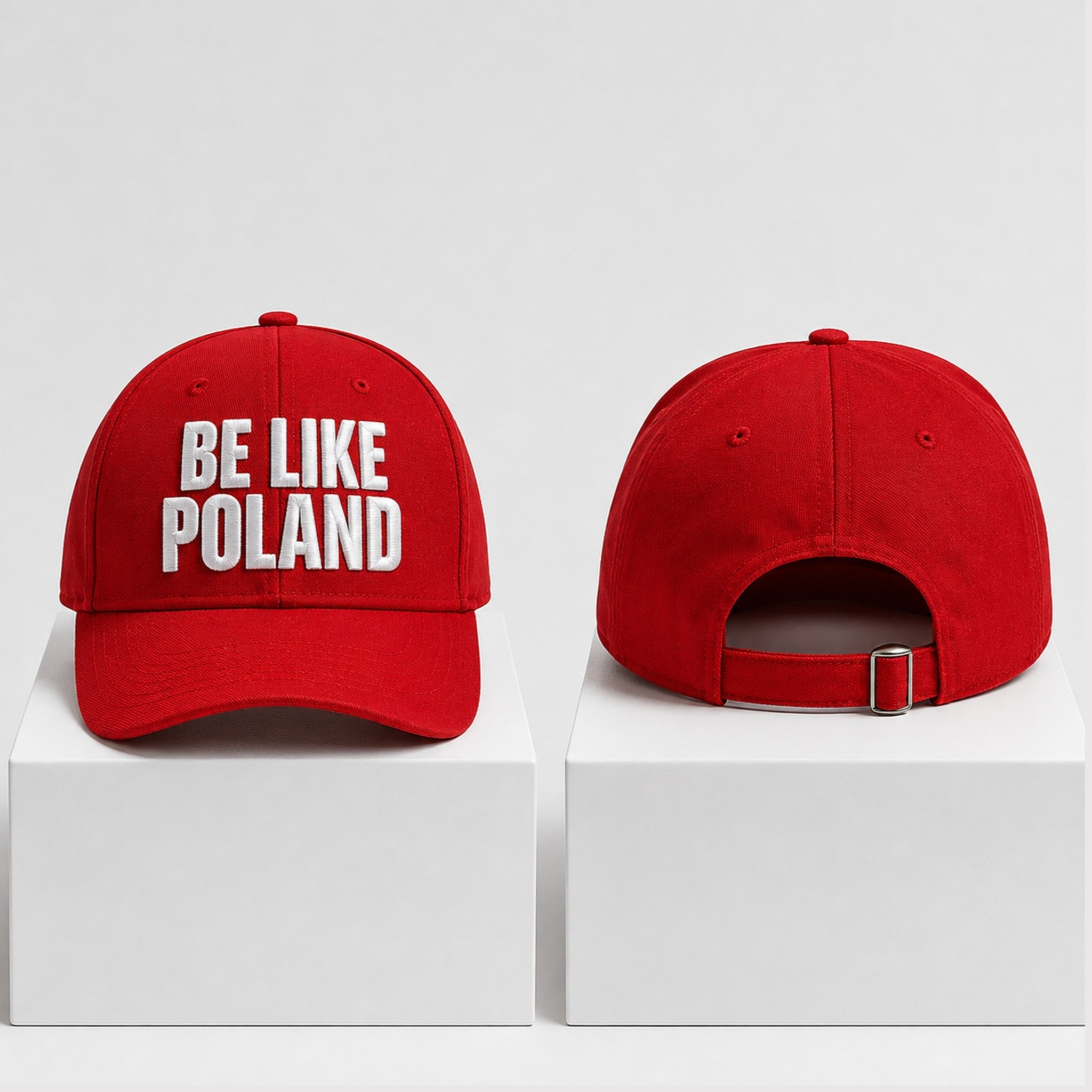 Be Like Poland 2026 Hat Red Embroidered Gifts For Poland Lovers - Kdjoy