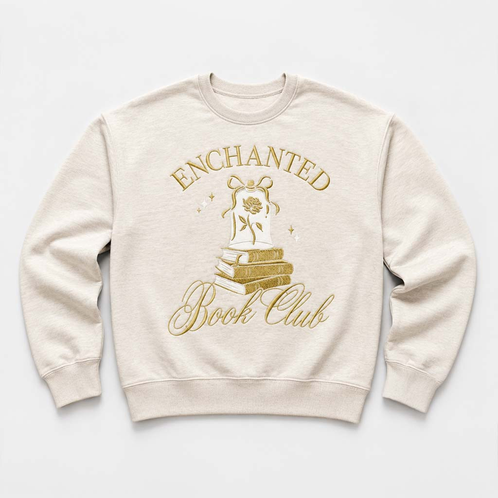 Beauty And The Beast Enchanted Book Club Sweatshirt 2026 Best Gifts For Book Lovers - Kdjoy