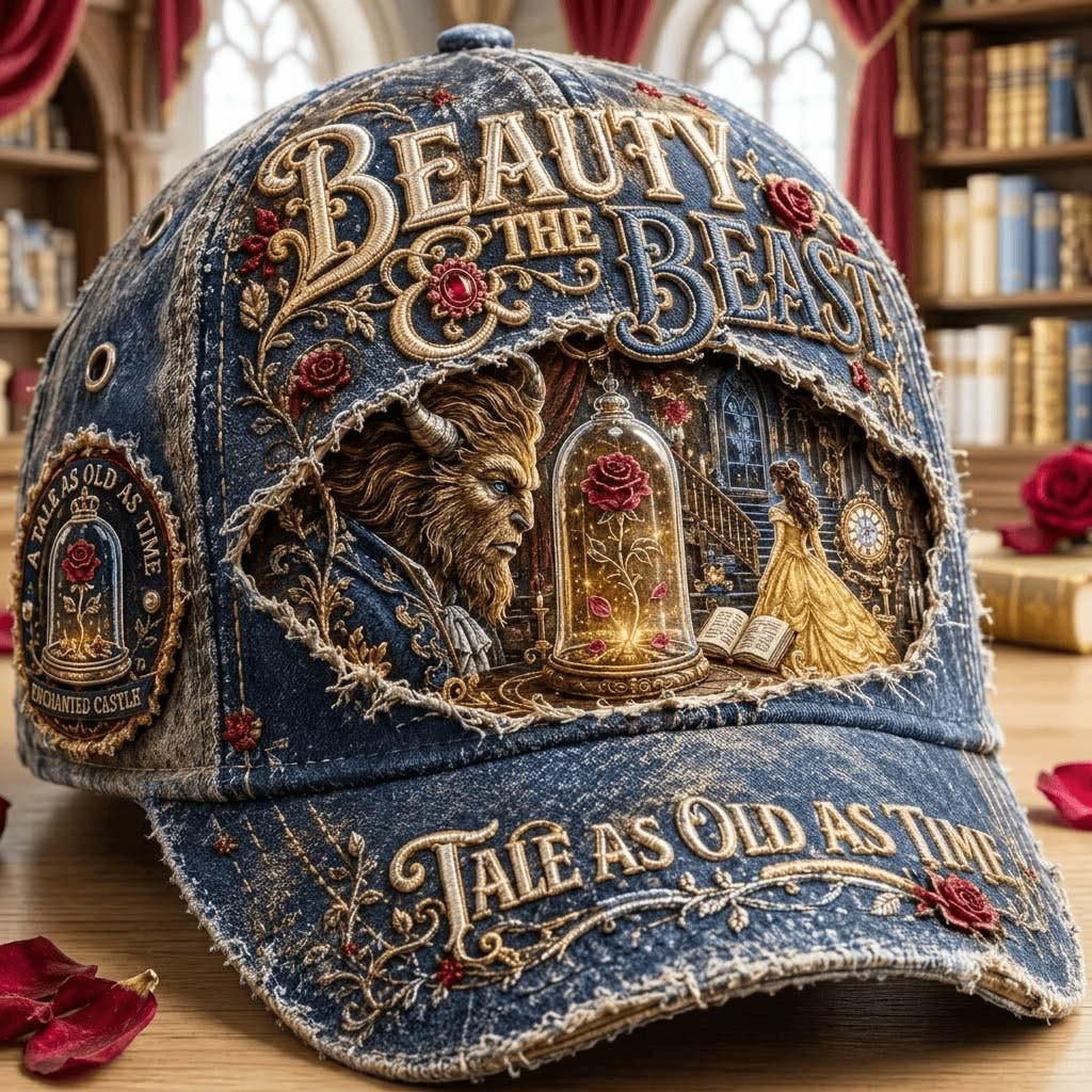 Beauty And The Beast Merch Tale As Old As Time Vintage Hat Birthday Gift For Wife - Kdjoy