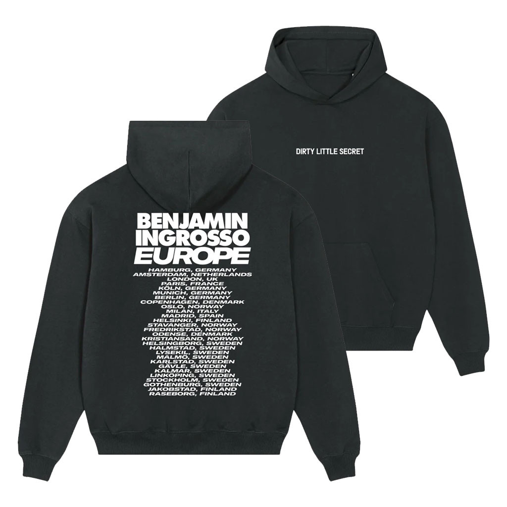 Benjamin Ingrosso Merch 2026 Dirty Little Secret Tour Hoodie Music Lover Gifts For Him - Kdjoy Benjamin Ingrosso Merch 2026 Dirty Little Secret Tour Hoodie Music Lover Gifts For Him - Kdjoy
