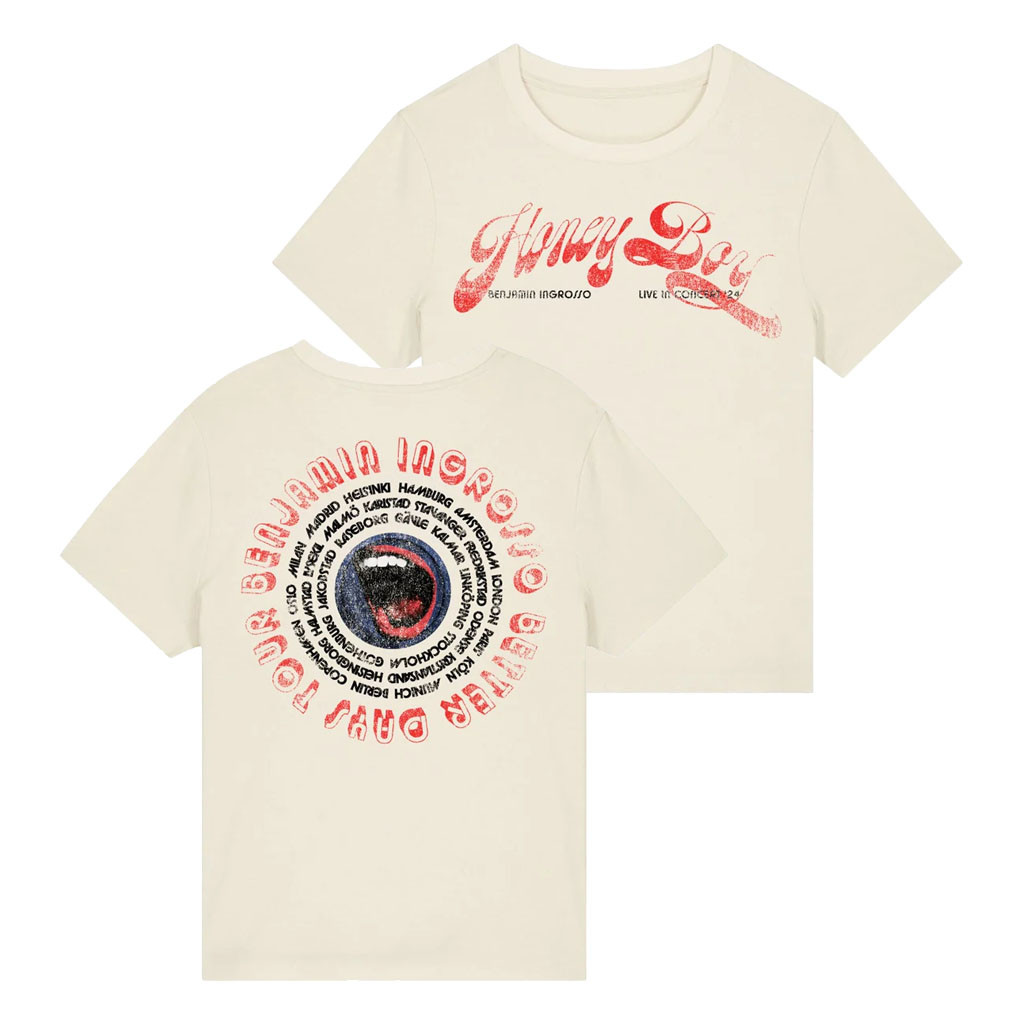 Benjamin Ingrosso Merch 2026 Honey Boy Europe Sweden Tour T-Shirt Best Gift For Music Fans - Kdjoy
