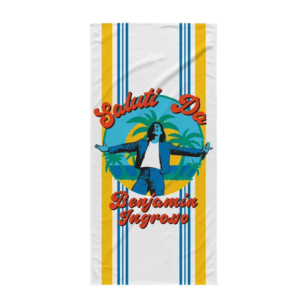 Benjamin Ingrosso Merch 2026 Saluti Beach Towel Summer Gifts For Music Lovers - Kdjoy Benjamin Ingrosso Merch 2026 Saluti Beach Towel Summer Gifts For Music Lovers - Kdjoy