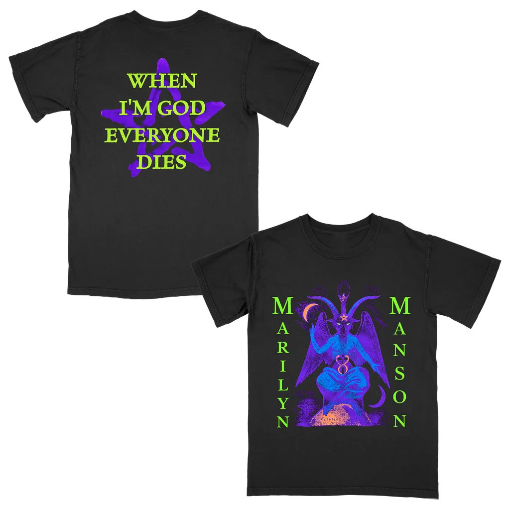 Beyond Human Merch 2026 Marilyn Manson When I'm God T-Shirt Gifts Ideas For Husband - Kdjoy