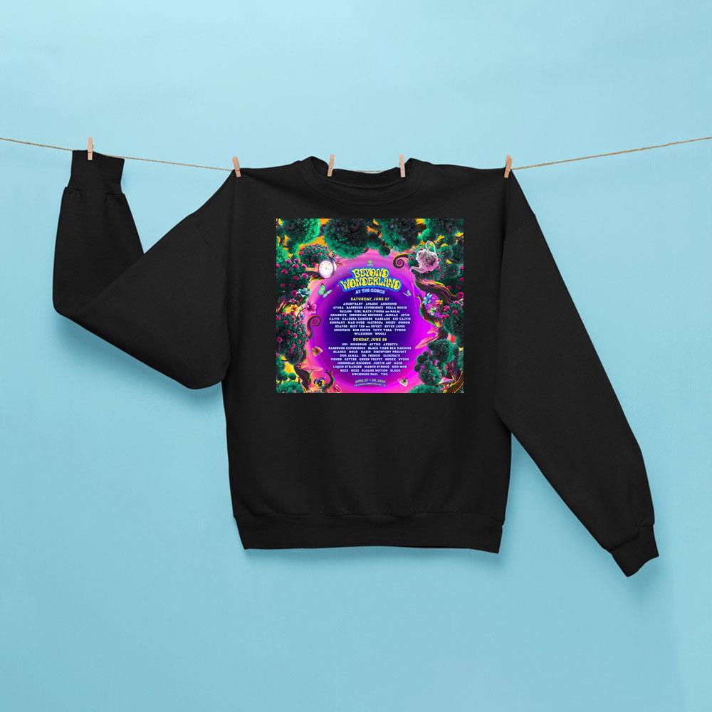 Beyond Wonderland At The Gorge 2026 Sweatshirt 2026 Beyond Wonderland Merch Gifts For Fan - Kdjoy