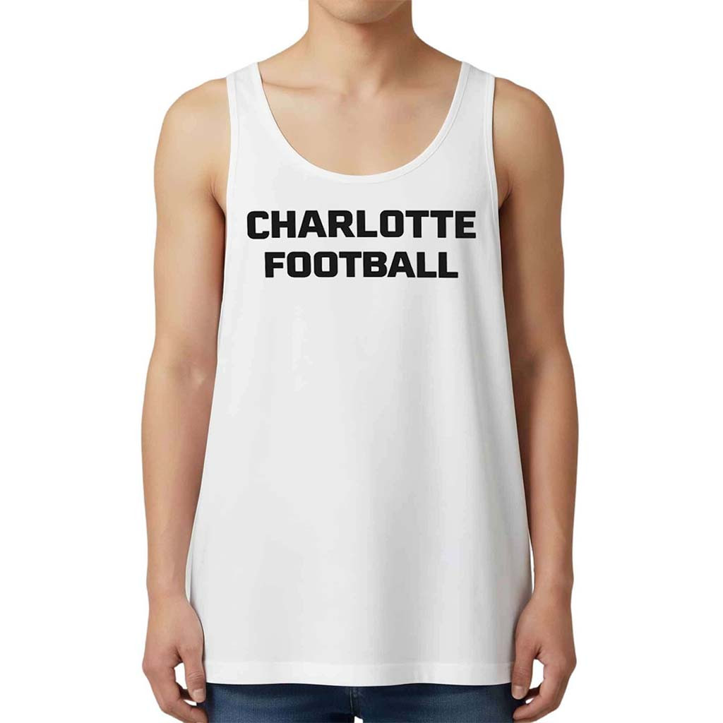 Biff Poggi Charlotte Football Tank Top Presents For Football Fans - Kdjoy