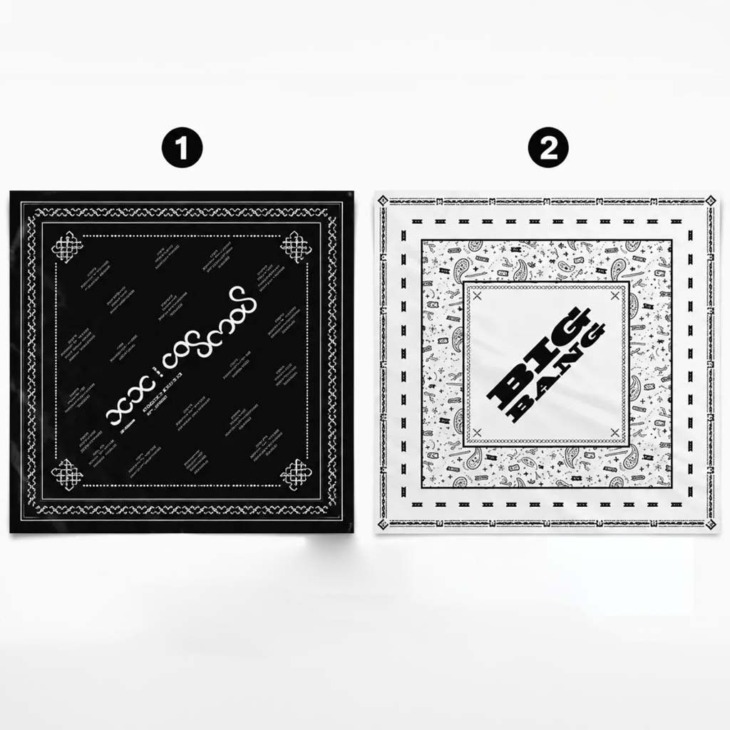 Big Bang World Tour In Goyang 2026 2027 Merch Paisley Bandanas Gifts For Music Fans - Kdjoy