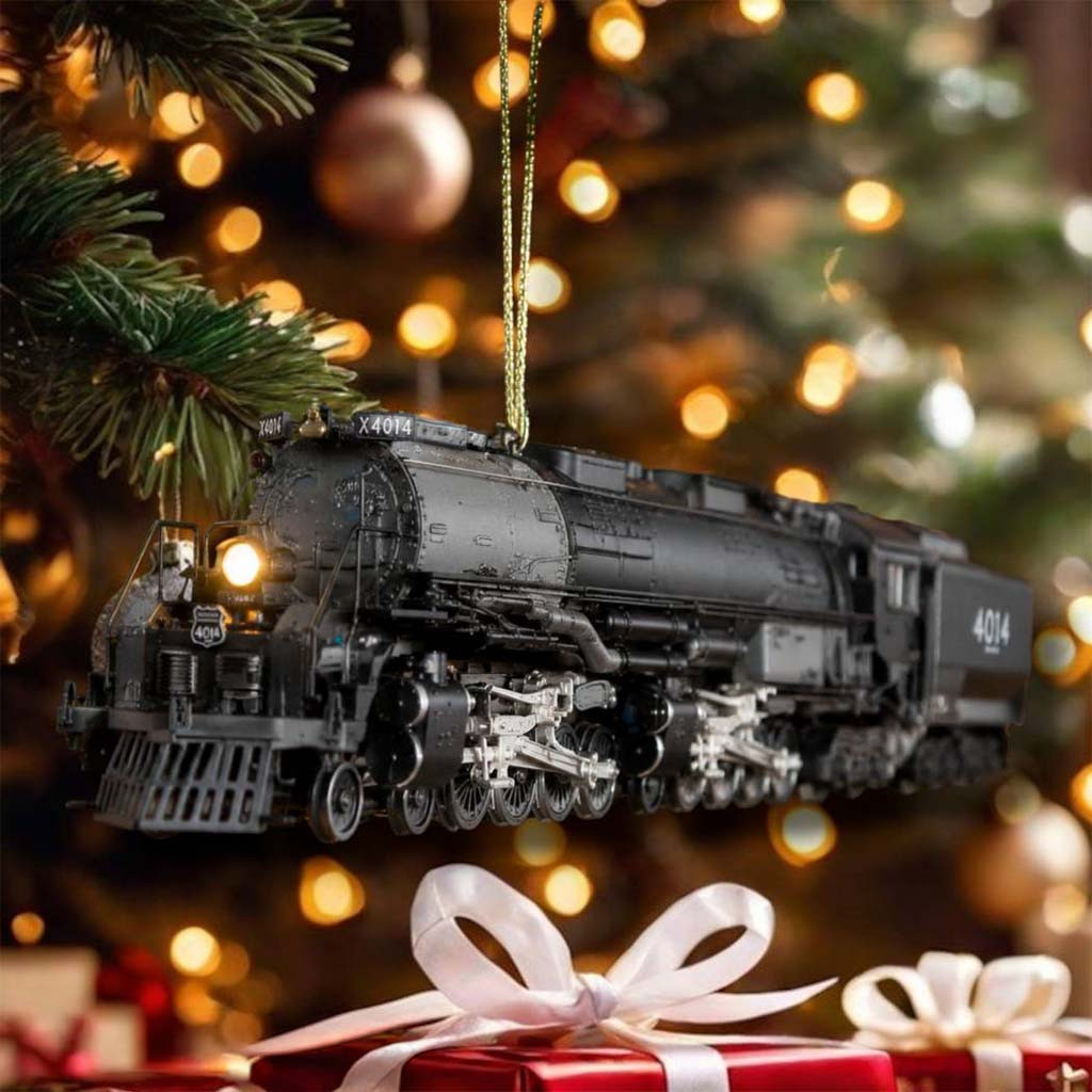 Big Boy 4014 Steam Legend 85th Anniversary Christmas Ornament Xmas Tree Decor Gift For Dad - Kdjoy Big Boy 4014 Steam Legend 85th Anniversary Christmas Ornament Xmas Tree Decor Gift For Dad - Kdjoy
