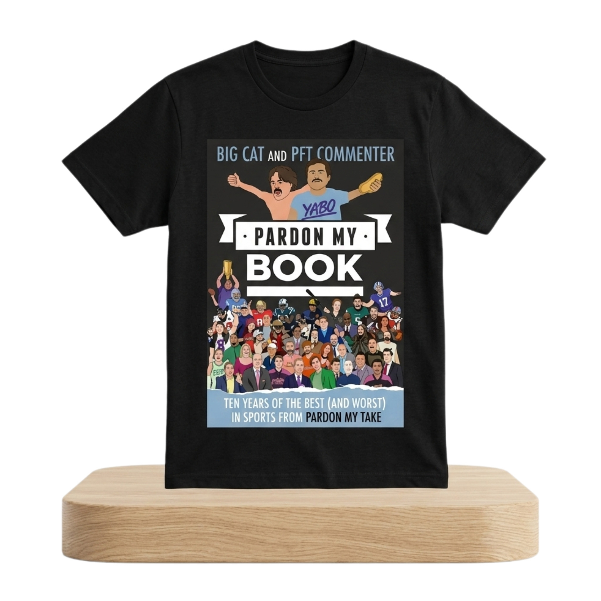 Big Cat And PFT Commenter Pardon My Book Shirt Gifts For Sports Lovers - Kdjoy