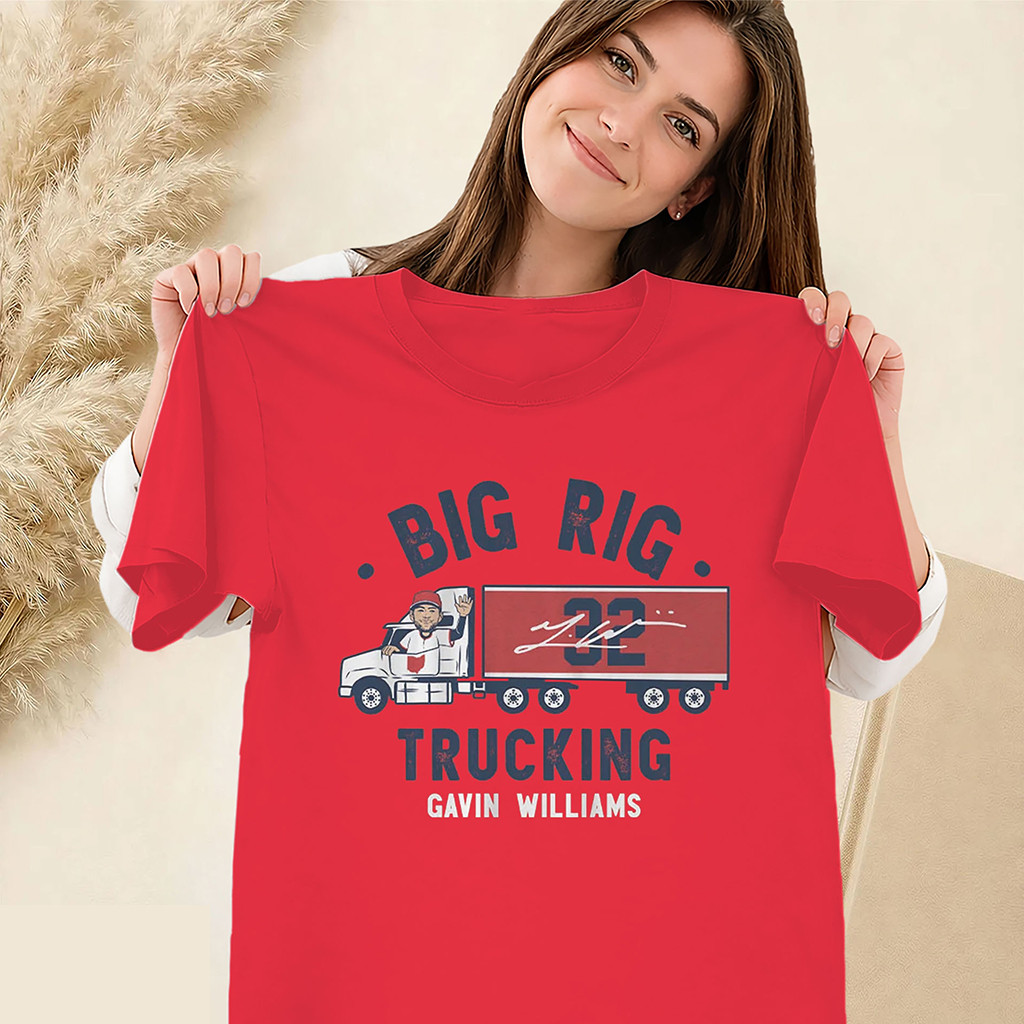 Big Rig Shirt Gavin Williams Cleveland Guardians Merch Gifts For Baseball Fans - Kdjoy