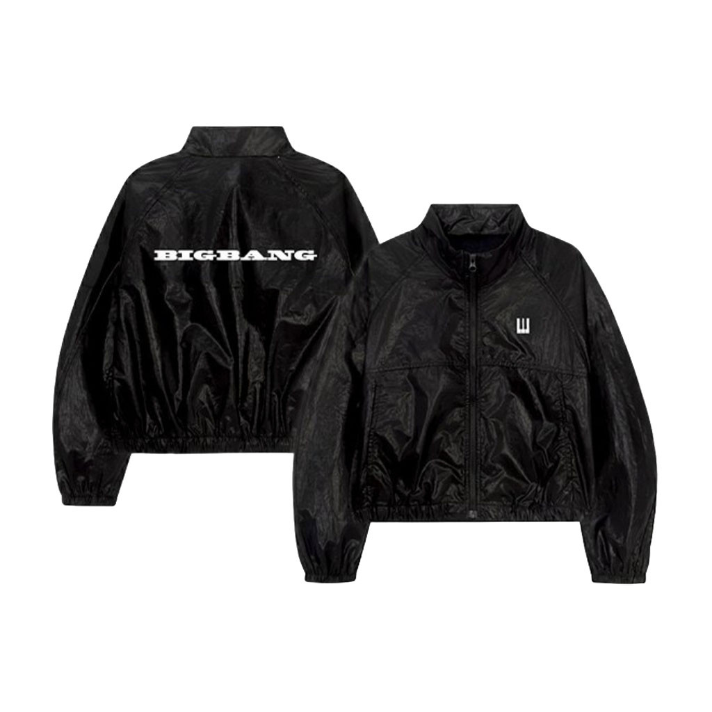 BigBang 2026 2027 World Tour Merch BigBang Logo Windbreaker Jacket Kpop Gear Present For VIP - Kdjoy BigBang 2026 2027 World Tour Merch BigBang Logo Windbreaker Jacket Kpop Gear Present For VIP - Kdjoy