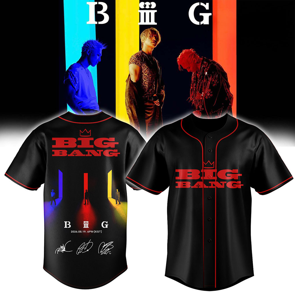 BIGBANG Merch 2026 BIGBANG World Tour XX Cosmos Signature Baseball Jersey Kpop Gear Gift - Kdjoy BIGBANG Merch 2026 BIGBANG World Tour XX Cosmos Signature Baseball Jersey Kpop Gear Gift - Kdjoy