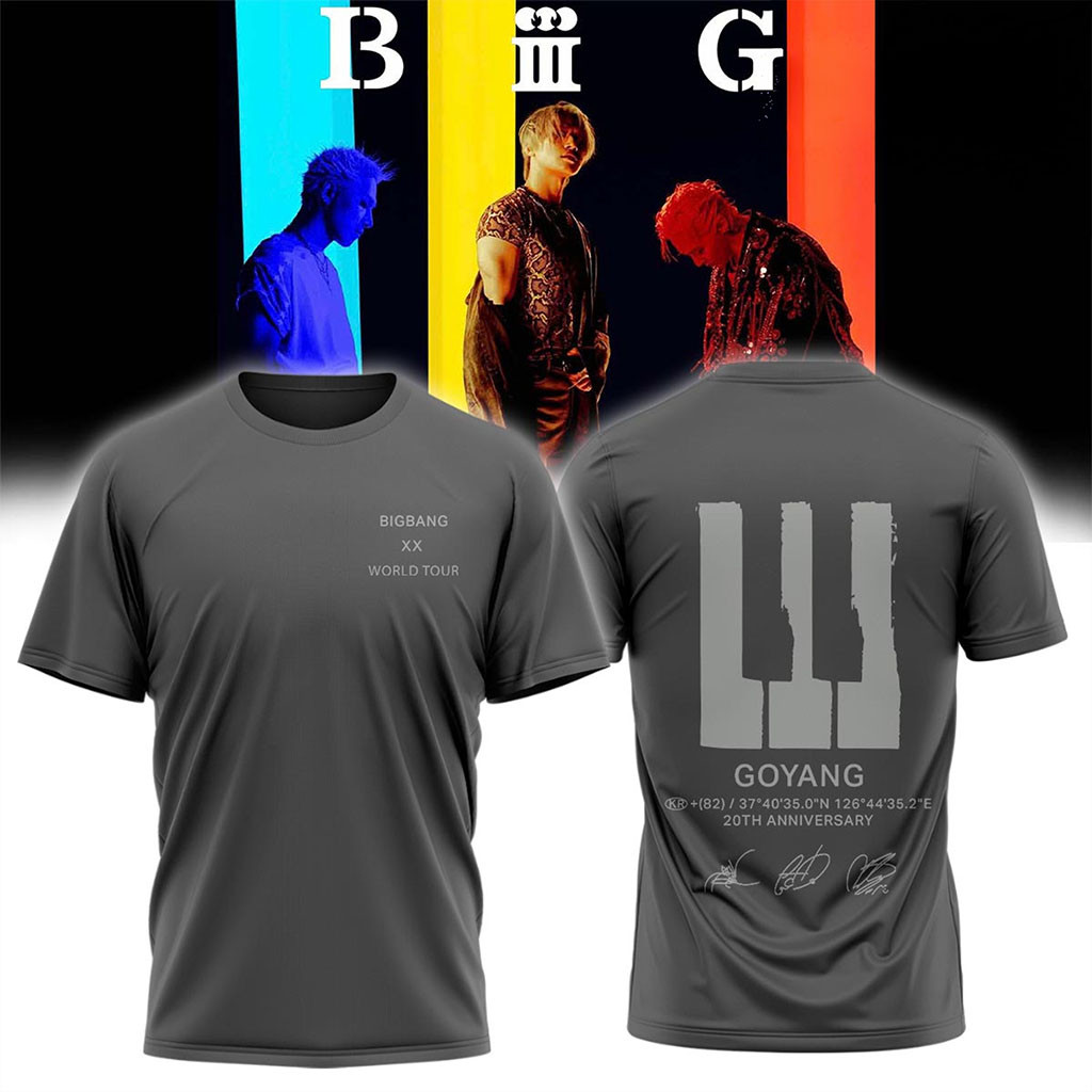 BIGBANG Merch 2026 BIGBANG World Tour XX Cosmos T-Shirt Gift Ideas For Kpop Fans - Kdjoy BIGBANG Merch 2026 BIGBANG World Tour XX Cosmos T-Shirt Gift Ideas For Kpop Fans - Kdjoy
