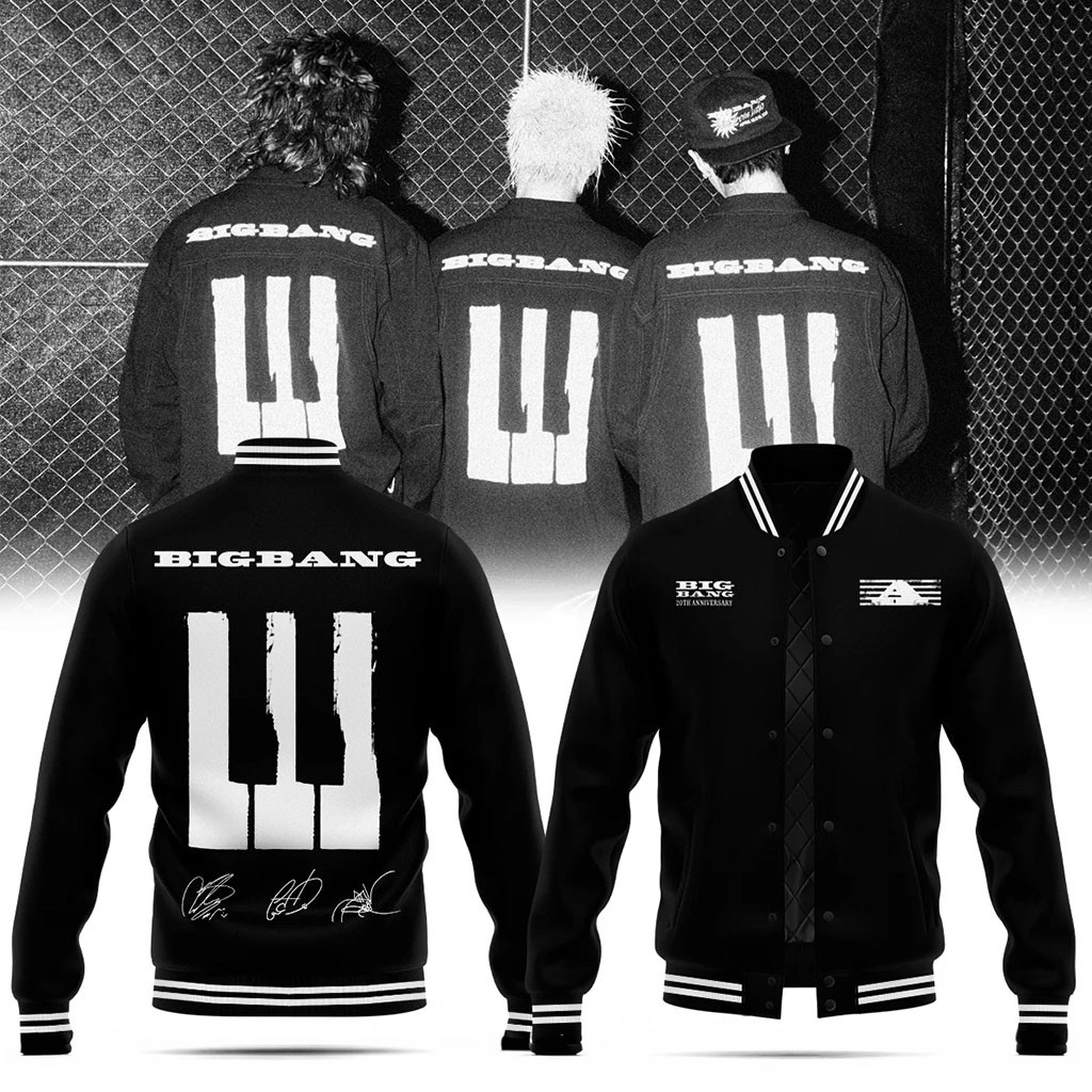 BIGBANG Merch 2026 World Tour Bomber Jacket BIGBANG 20th Anniversary Merch VIPs Gifts - Kdjoy BIGBANG Merch 2026 World Tour Bomber Jacket BIGBANG 20th Anniversary Merch VIPs Gifts - Kdjoy