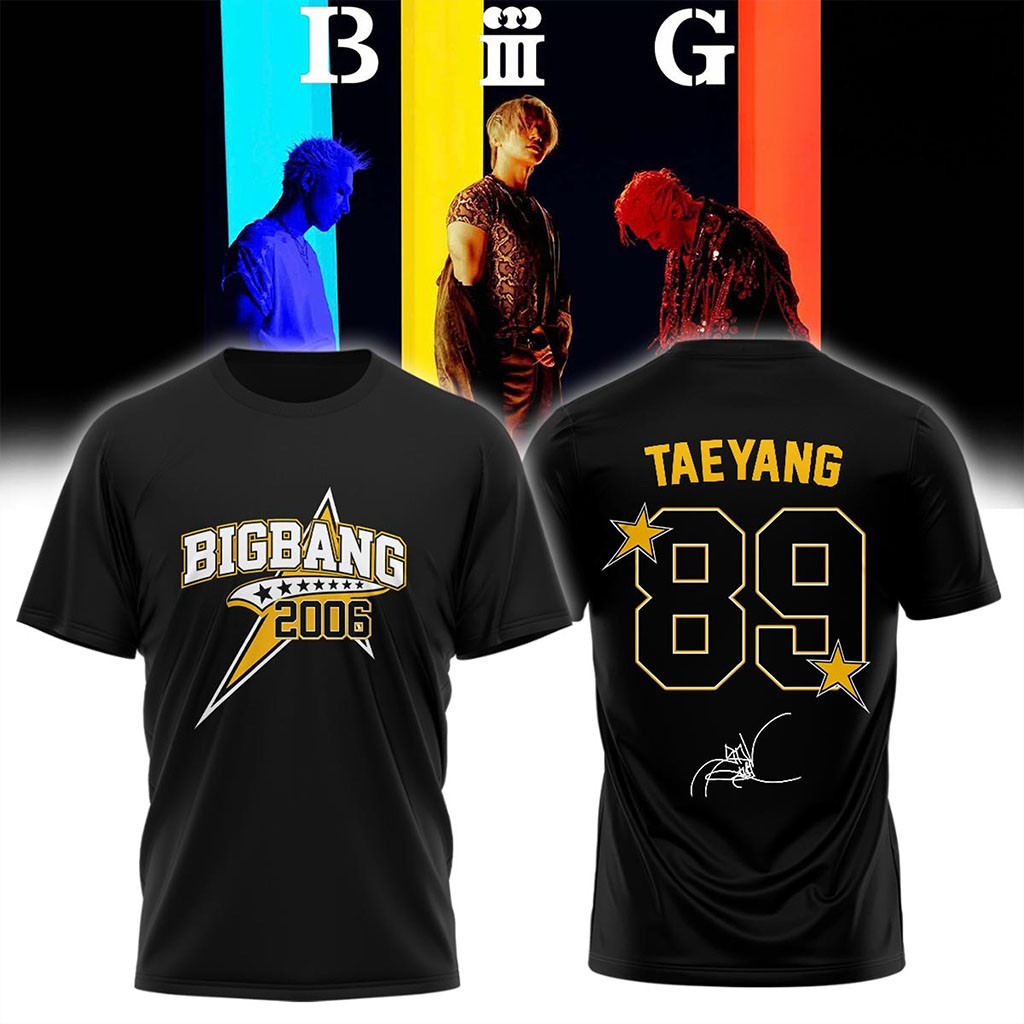 BIGBANG Merch BIGBANG World Tour XX Cosmos T-Shirt #89 Taeyang Shirt Kpop Fan Apparel - Kdjoy BIGBANG Merch BIGBANG World Tour XX Cosmos T-Shirt #89 Taeyang Shirt Kpop Fan Apparel - Kdjoy