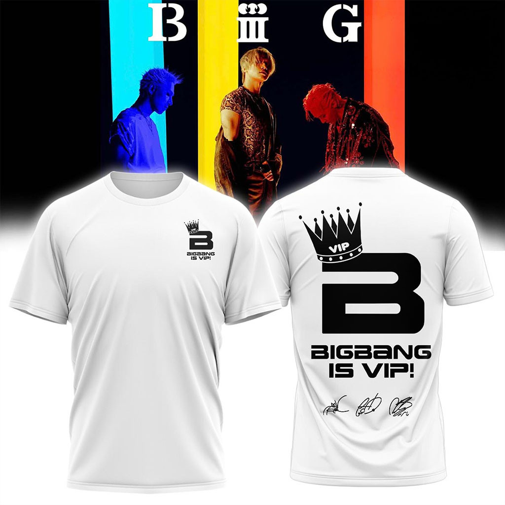 BIGBANG Merch BIGBANG World Tour XX Cosmos T-Shirt Signature VIP Clothing Gift For Kpop Fans - Kdjoy