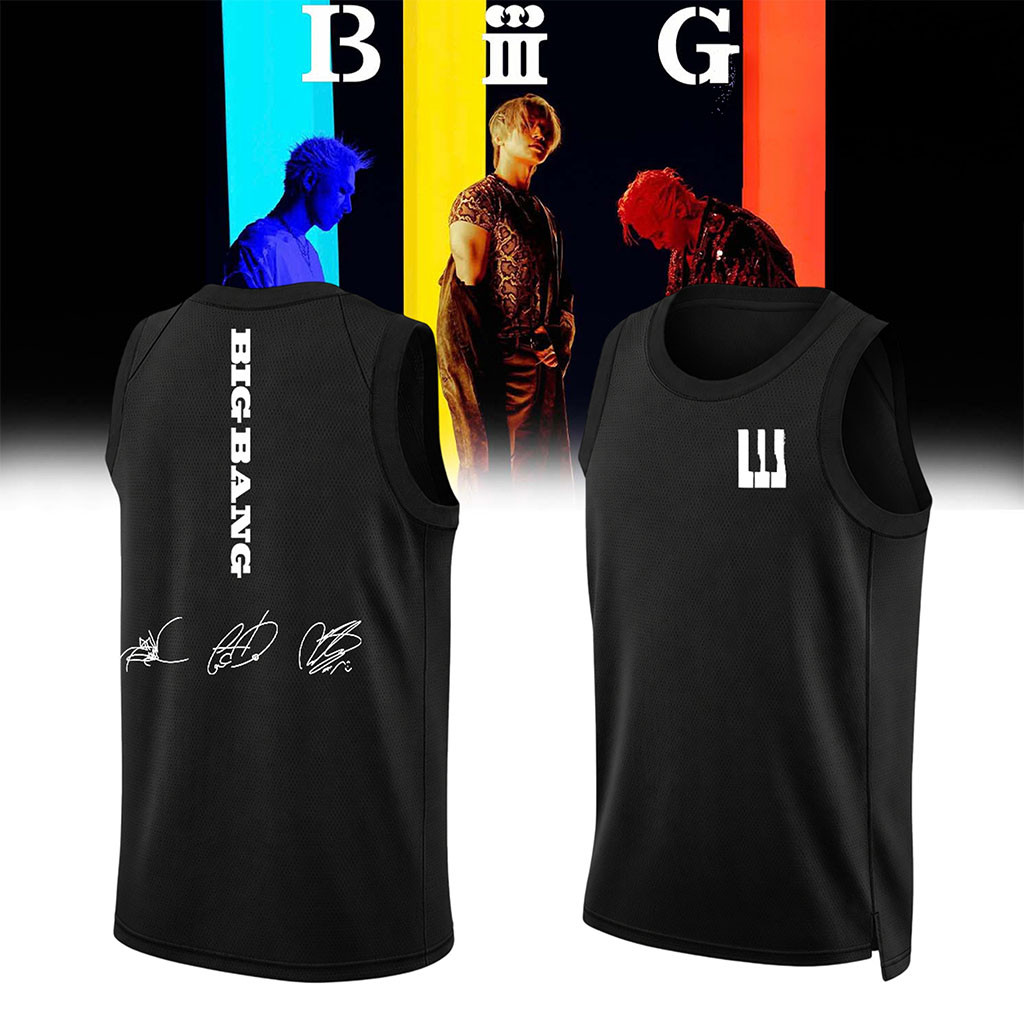 BIGBANG World Tour XX Cosmos Basketball Jersey Signature 2026 BIGBANG Merch Fan Gifts - Kdjoy